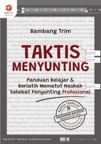 Taktis Menyunting (E-Book)