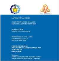 Image of Tugas Akhir PEMBUATAN MODEL 3D MASJID  MENGGUNAKAN SKETCHUP 2024 (E-Book)