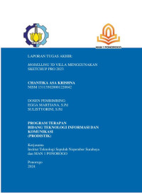 Image of Tugas Akhir MODELLING 3D VILLA MENGGUNAKAN
SKETCHUP PRO 2023 (E-Book)