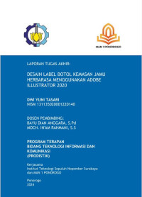 Image of Tugas Akhir DESAIN LABEL BOTOL KEMASAN JAMU
HERBARASA MENGGUNAKAN ADOBE
ILLUSTRATOR 2020 (E-Book)