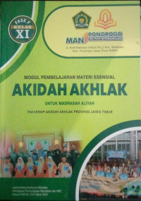 Image of Akidah Akhlak Kelas XI