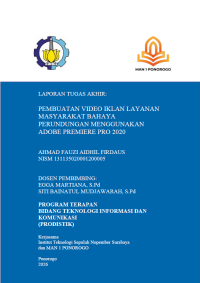 Image of Pembuatan Vidio Iklan Layanan Masyarakat Bahaya Perundungan Menggunakan Adobe Premiere Pro