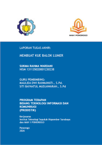 Image of Membuat Kue Balok Lumer