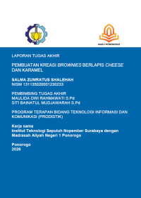 Image of Pembuatan Kreasi Brownies Berlapis Cheese dan Karamel (E-Book)