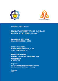 Image of Pembuatan Website Toko Olahraga Nagata Sport Berbasis Adalo(E-Book)
