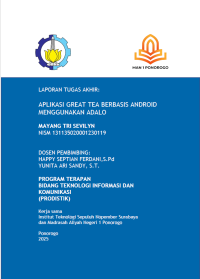 Image of Aplikasi Great Tea Berbasis Android Menggunakan Adalo(E-Book)