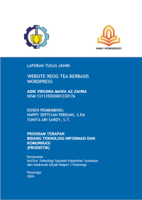 Image of Website Reog Tea Berbasis Wordpress(E-Book)