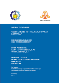Image of Website Hotel Mutiara Menggunakan Bootstrap(E-Book)