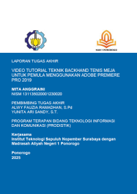 Image of Video Tutorial Teknik Backhand Tenis Meja Untuk Pemula(E-Book)