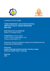 Image of Video Promosi Cafe Nyeni Nyenuk Menggunakan Adobe(E-Book)
