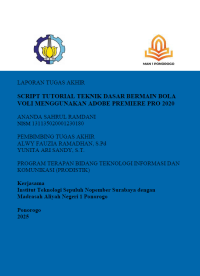 Image of Script Tutorial Teknik Dasar Bermain Bola Voli Menggunakan Adobe(E-Book)