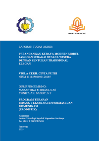 Image of Perancangan Kebaya Modern Model Janggan Sebagai Busana Wisuda(E-Book)