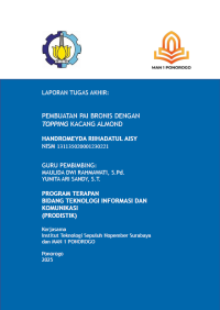 Image of Pembuatan Pai Bronis Dengan Topping Kacang Almond(E-Book)