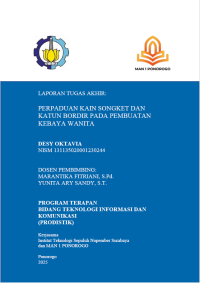 Image of Perpaduan Kain Songket dan Katun Bordir Pada Pembuatan Kebaya Wanita(E-Book)