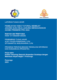 Image of Pembuatan Video Tutorial Jagung Susu Keju Menggunakan Adobe(E-Book)