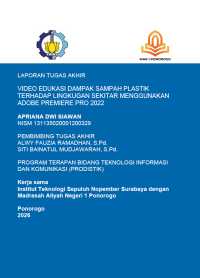 Image of Video Edukasi Dampak Sampah Plastik Terhadap Lingkungan Sekitar(E-Book)