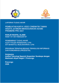 Image of Pembuatan Karya Video Cinematik Taman Wisata Jatimori Menggunakan Adobe(E-Book)