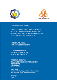 Image of Video Animasi Daya Tahan Tubuh Manusia Terhadap Virus Influenza(E-Book)