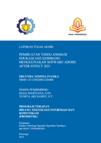 Image of Pembuatan Video Animasi Edukasi Gizi Seimbang Menggunakan Adobe(E-Book)