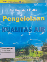 Pengelolaan kualitas air