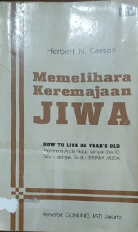 memelihara keremajaan jiwa