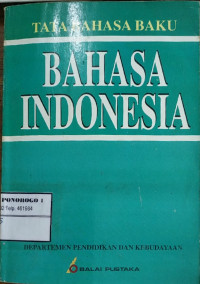 tata baku bahasa indonesia