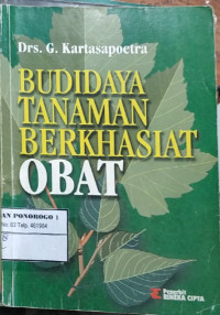 budidaya tanaman berkhasiat