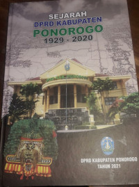 Sejarah dprd kabupaten ponorogo 1929-2020
