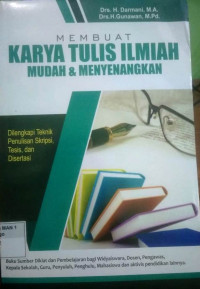 Membuat karya tulis ilmiah mudah & menyenangkan