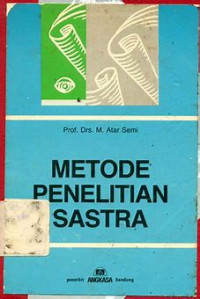 Metode penelitian sastra