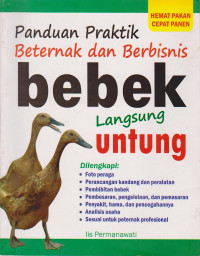 Panduan praktik beternak dan berbisnis bebek langsung untung