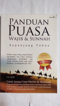 Panduan puasa wajib dan sunnah sepanjang tahun