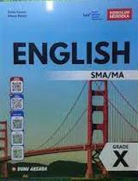 Image of ENGLISH SMA / MA KELAS X
