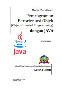 Image of Modul Praktikum pemograma Berorientasi Objek Dengan Java (E-Book)